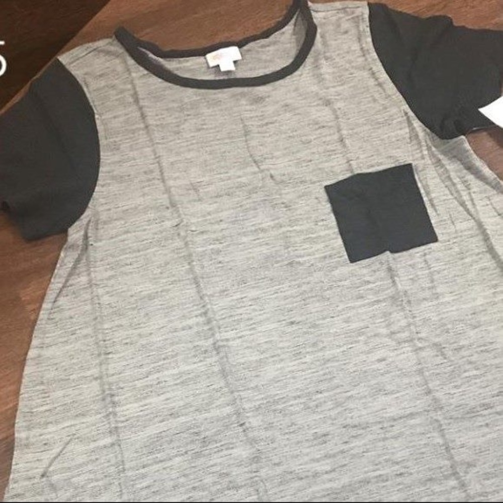 Gray and black Lularoe medium Carly
